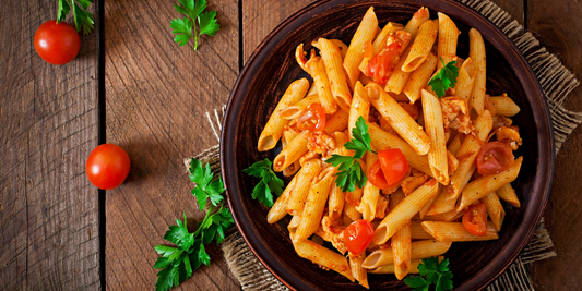 🌾 Millet Pasta: A Healthy Twist to Your Favorite Dish.