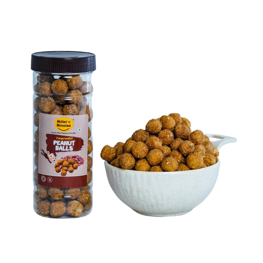 Finger Millet Peanut balls