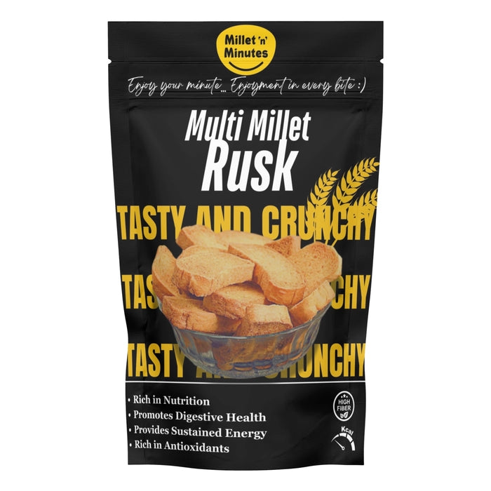 Multi millet Rusk -200gm(without Maida and Preservatives)